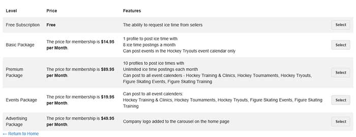 Rent My Rink Ice Times